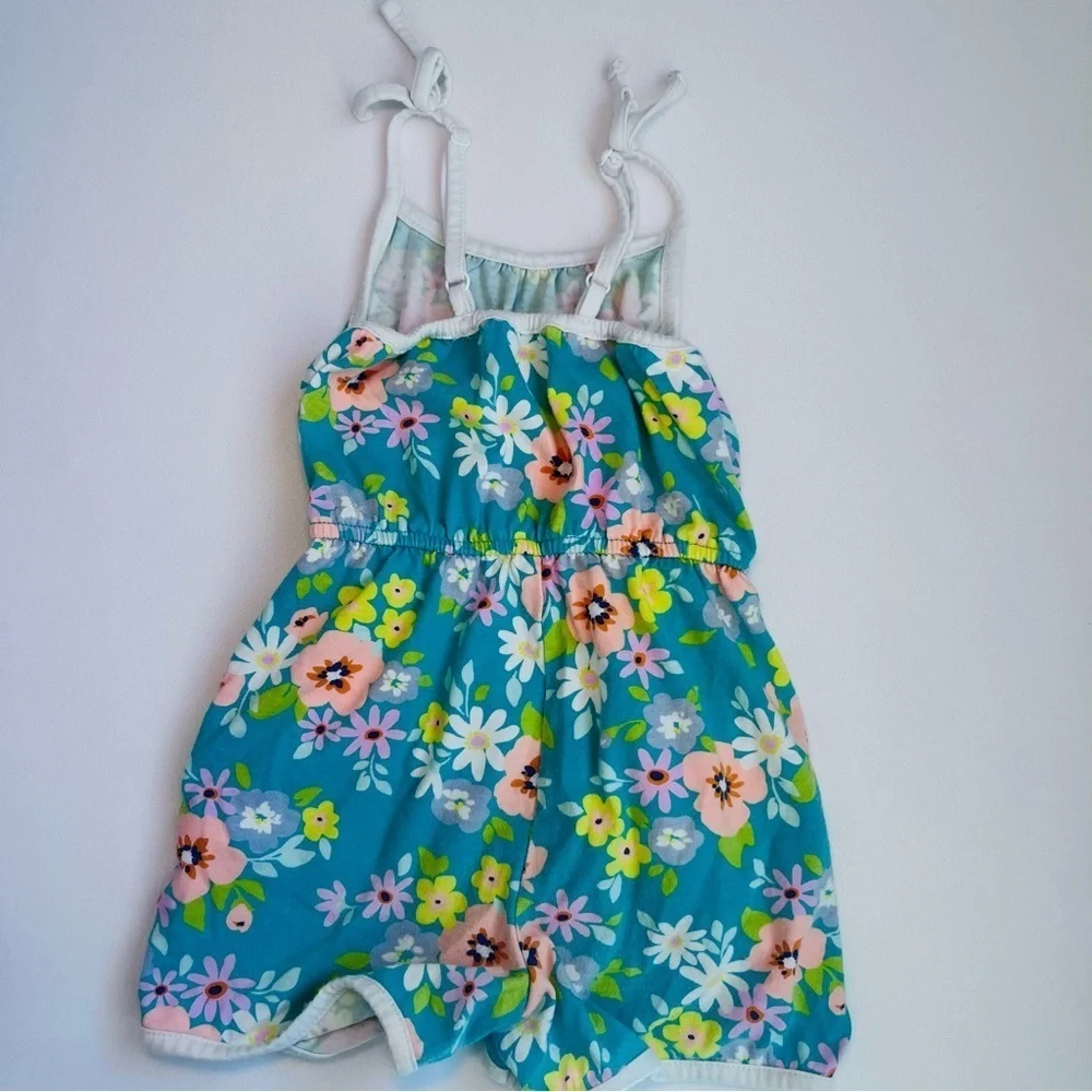 Cat & Jack Kids Matching Sets dress romper tank shorts set - Pink, green, White - Picture 11 of 15